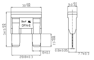 Αυτοκίνητα προϊόντα θρυαλλίδων λεπίδων DC80V 60A στην Κίνα