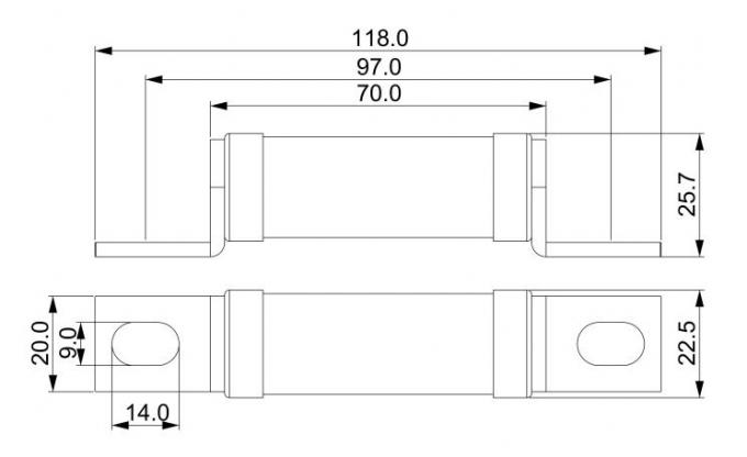 DC1000V κεραμική γρήγορη χτυπήματος θρυαλλίδων BS88 θρυαλλίδα ικανότητας θρυαλλίδων υψηλή σπάζοντας που κατασκευάζεται στην Κίνα