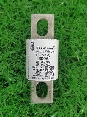 EV / HEV 250 Volt αυτοκινήτου DC Electric Vehicle Fuse for Charging Station 300Amp